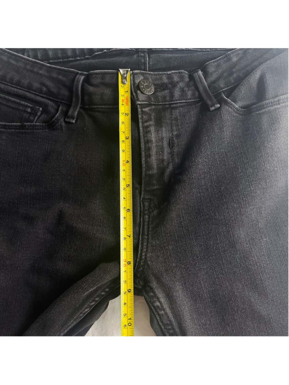Levi's Womens Bootcut Legging Soft Black Jeans Classic Comfort Slimming W31 L32 - Picture 8 of 13